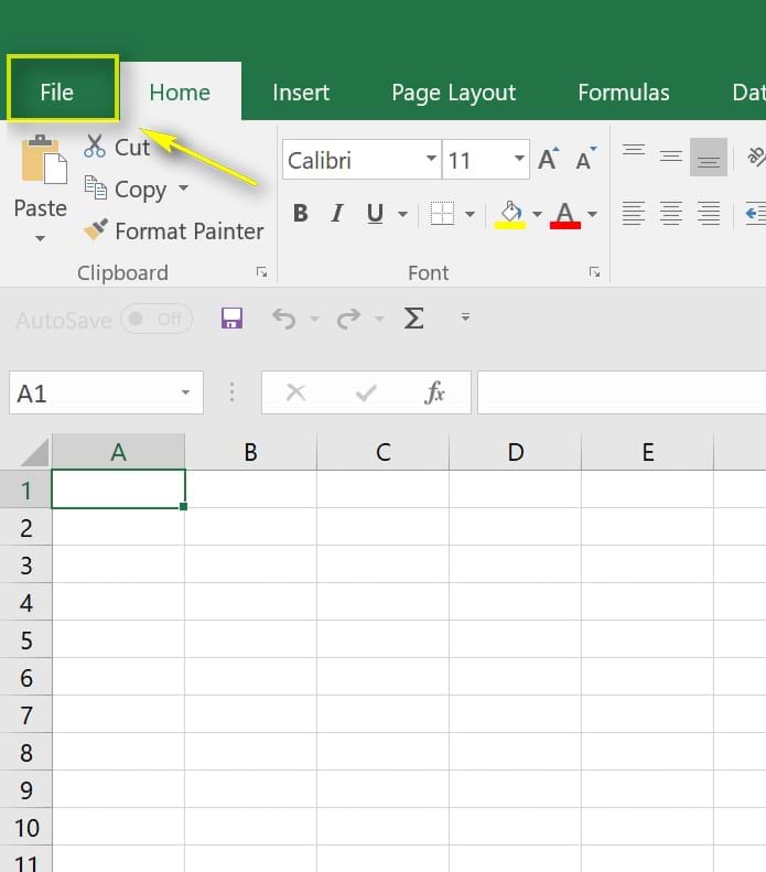 Microsoft Excel 2016 dil ayarları