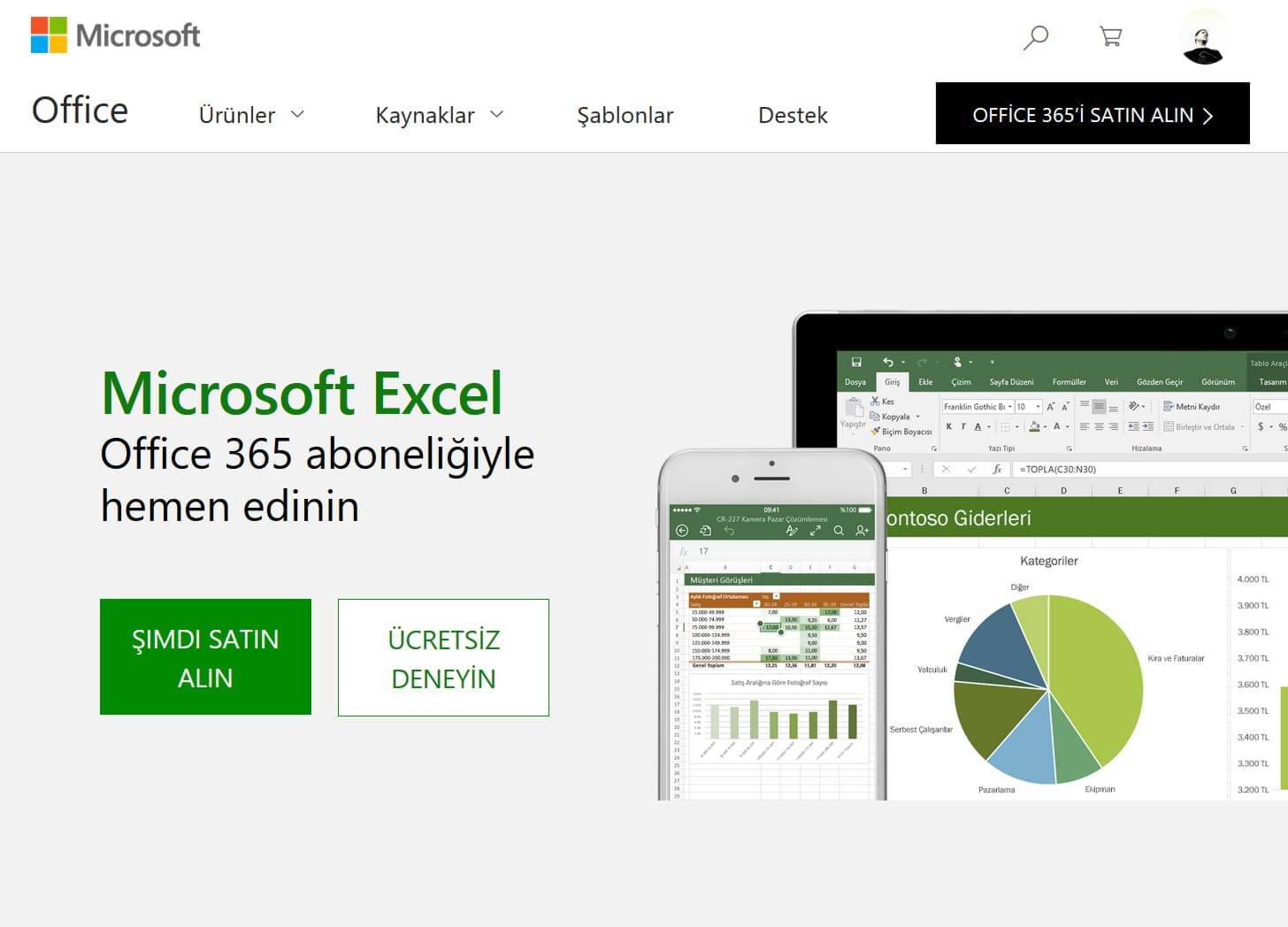 Windows için Microsoft Excel Kurulumu