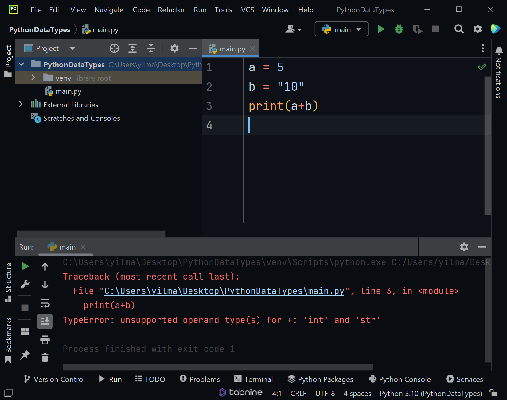 numeric data types