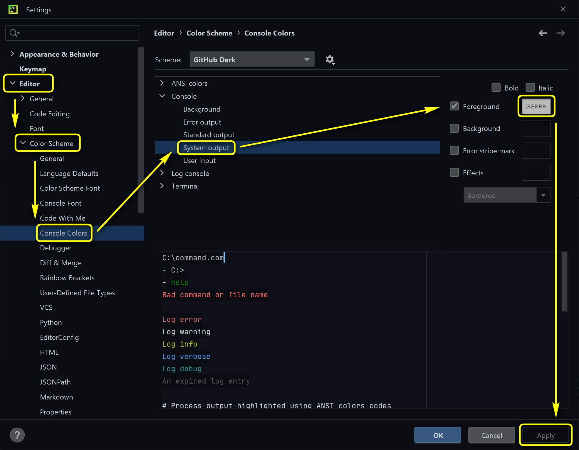 pycharm kurulumu