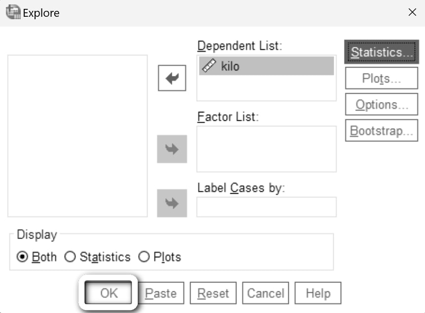 spss'te güven aralığı