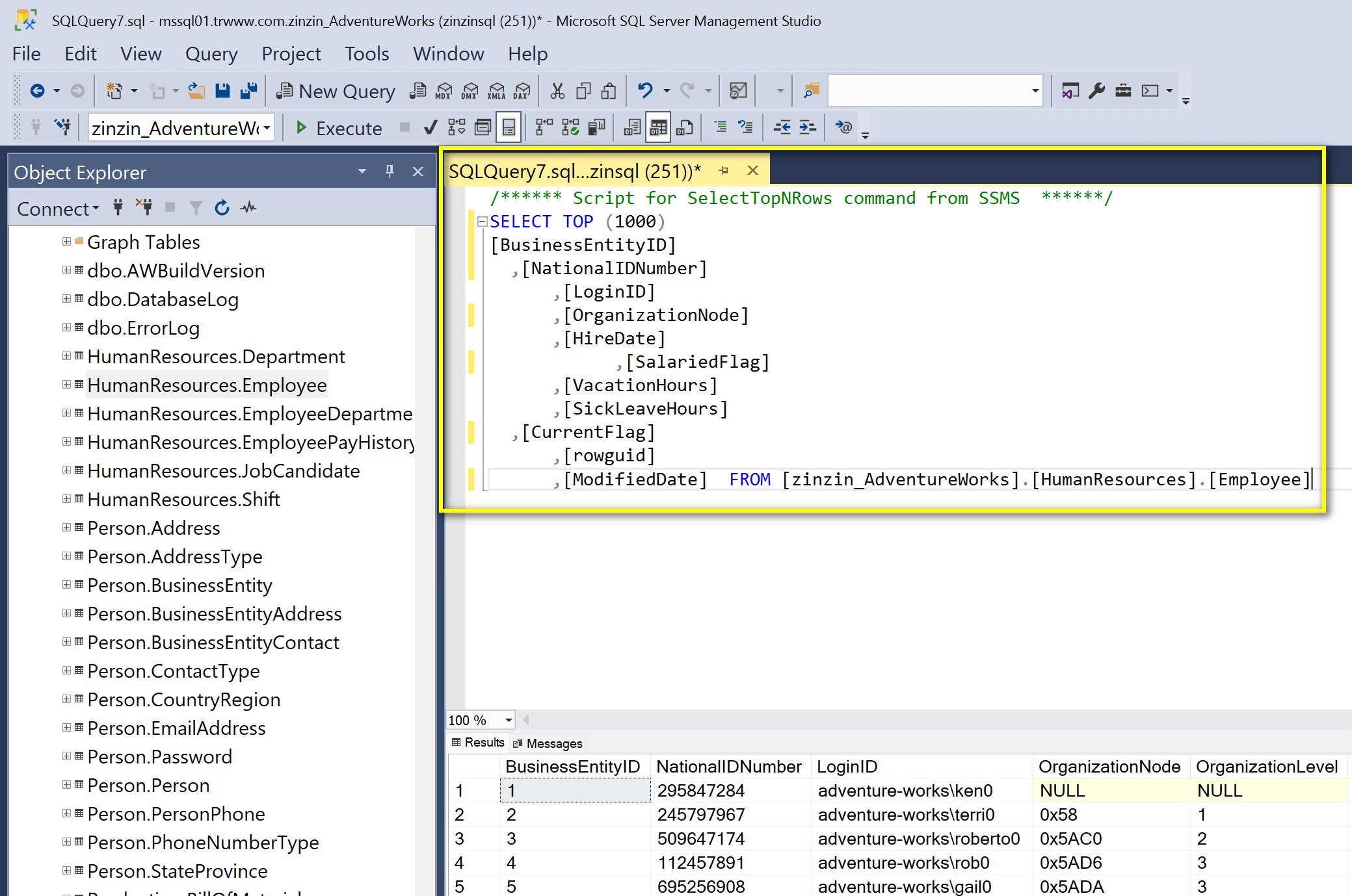 SQL sorgu ipuçları