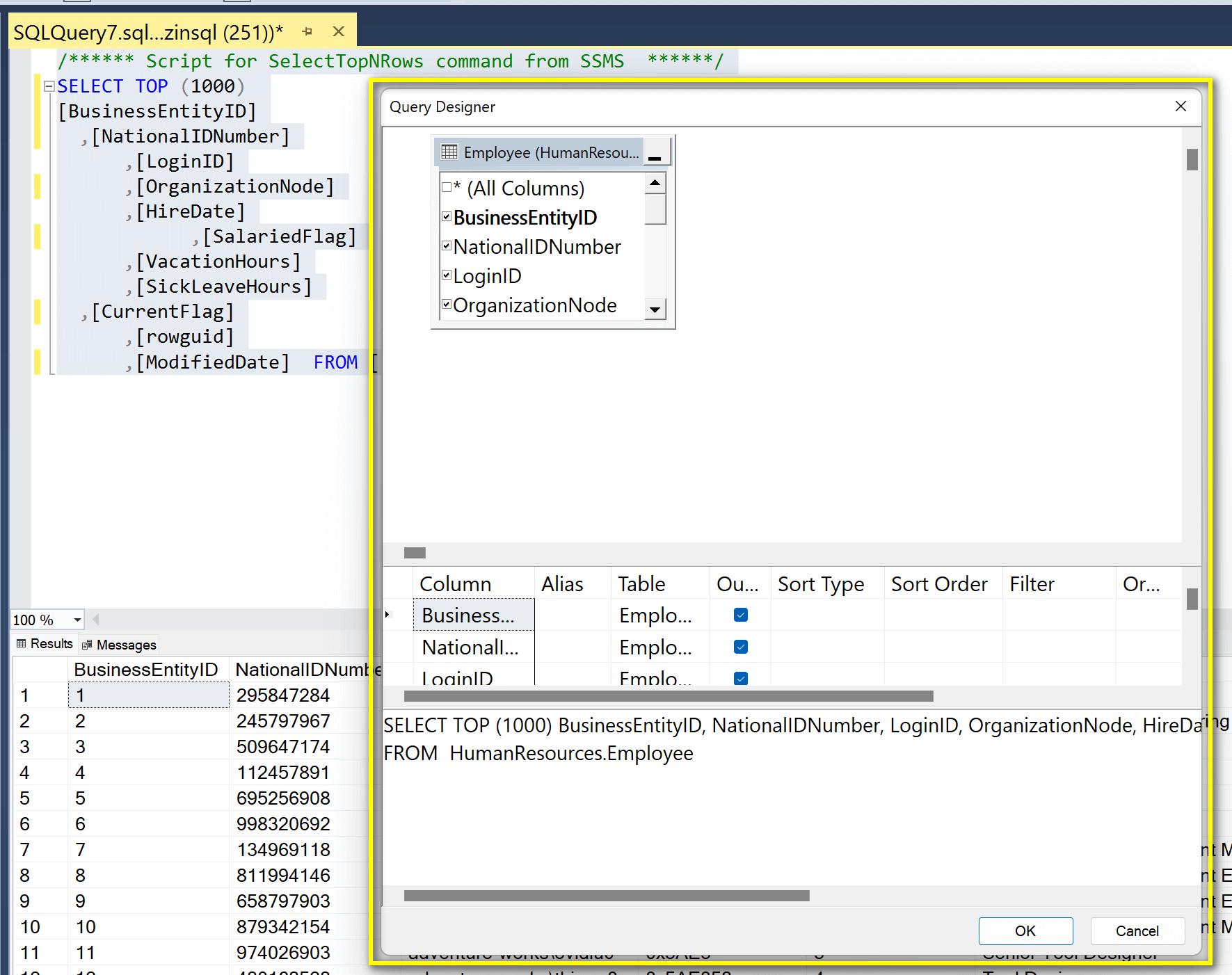 SQL sorgu ipuçları