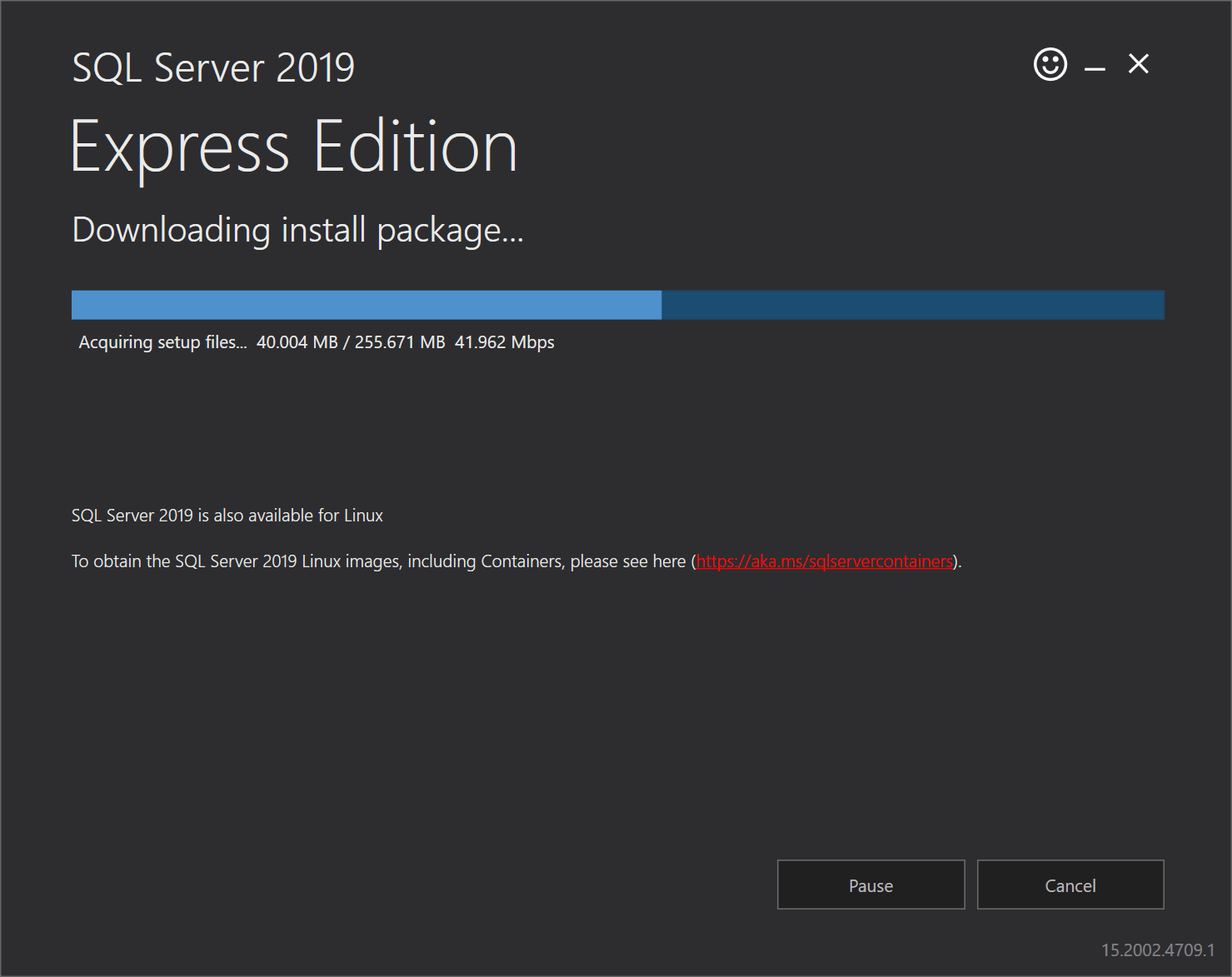 sql server 2019 express kurulumu