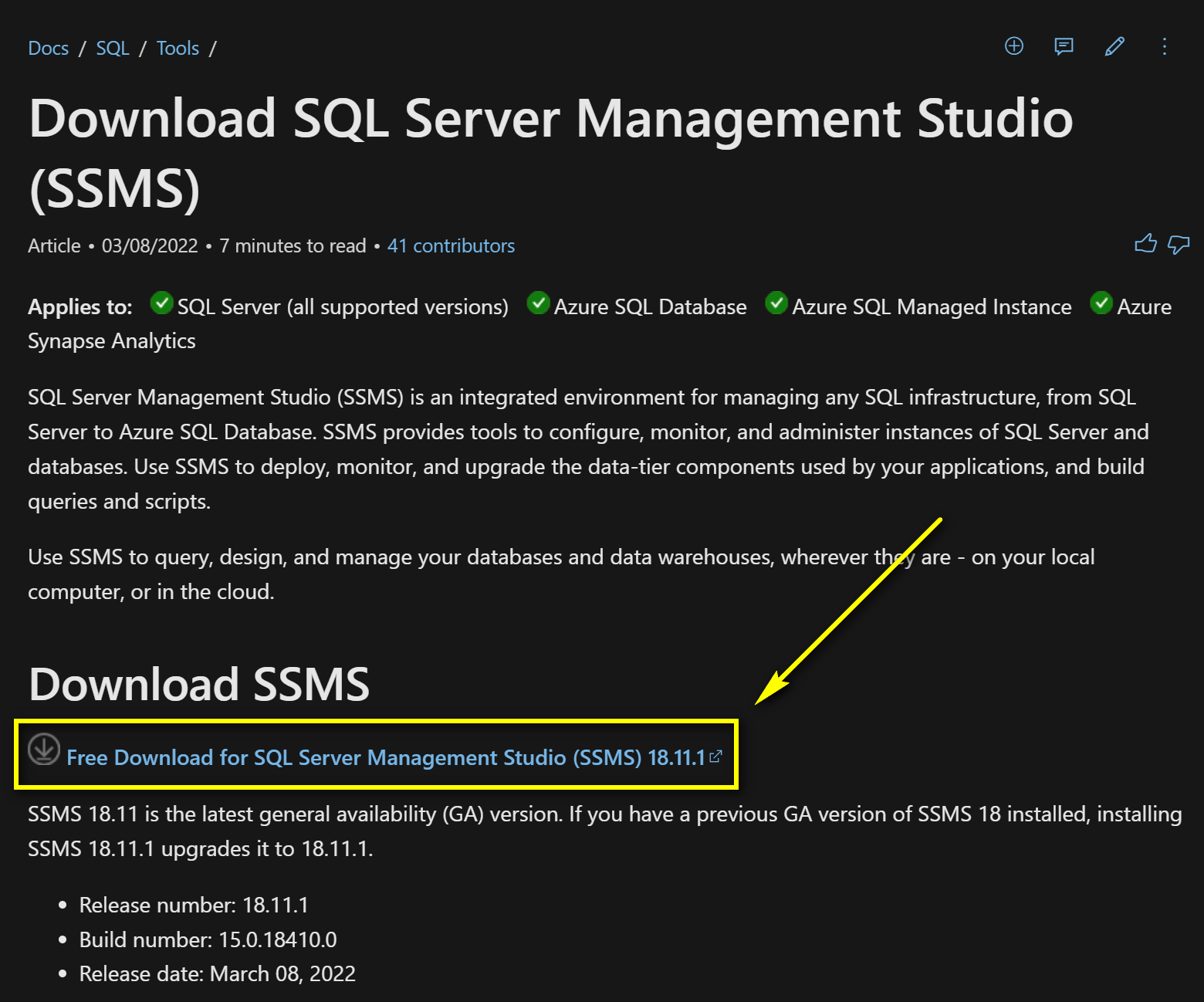 sql server management studio kurulumu