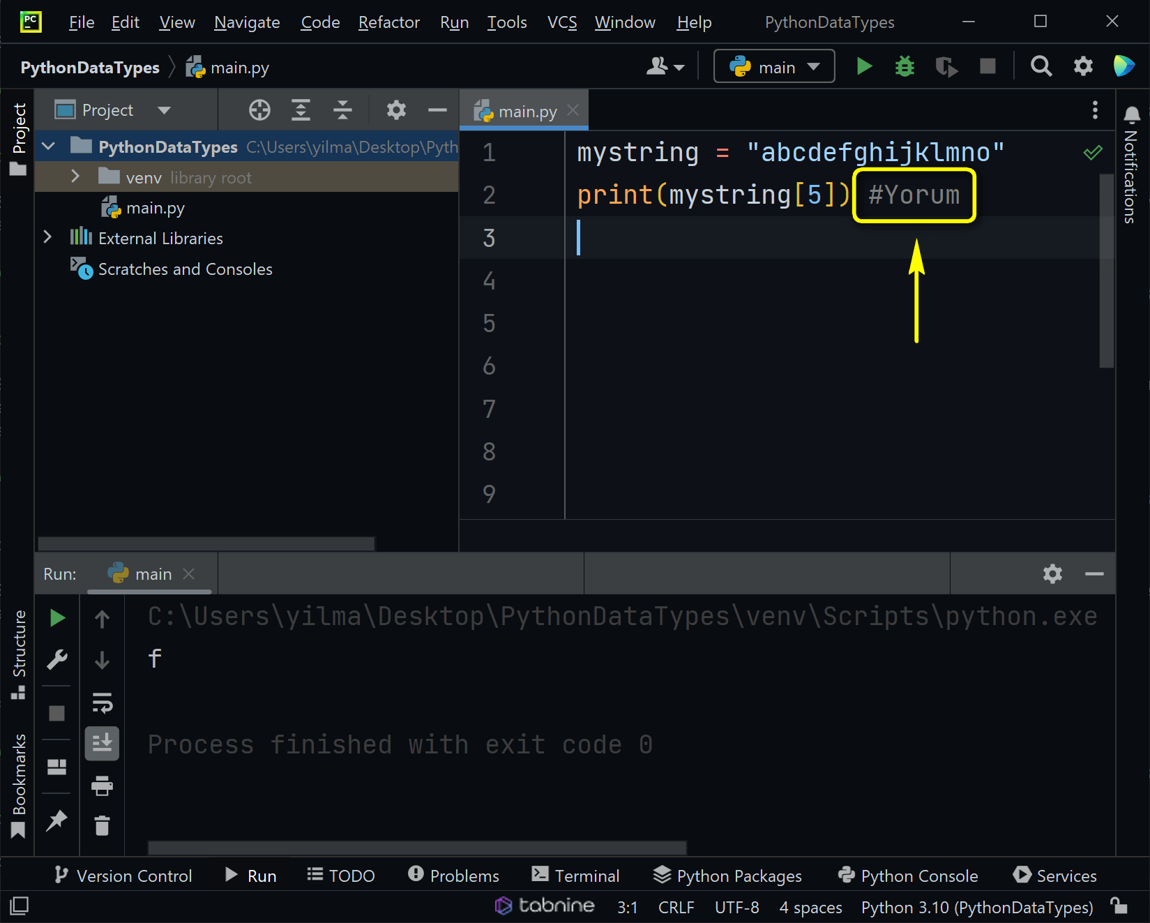 string data types