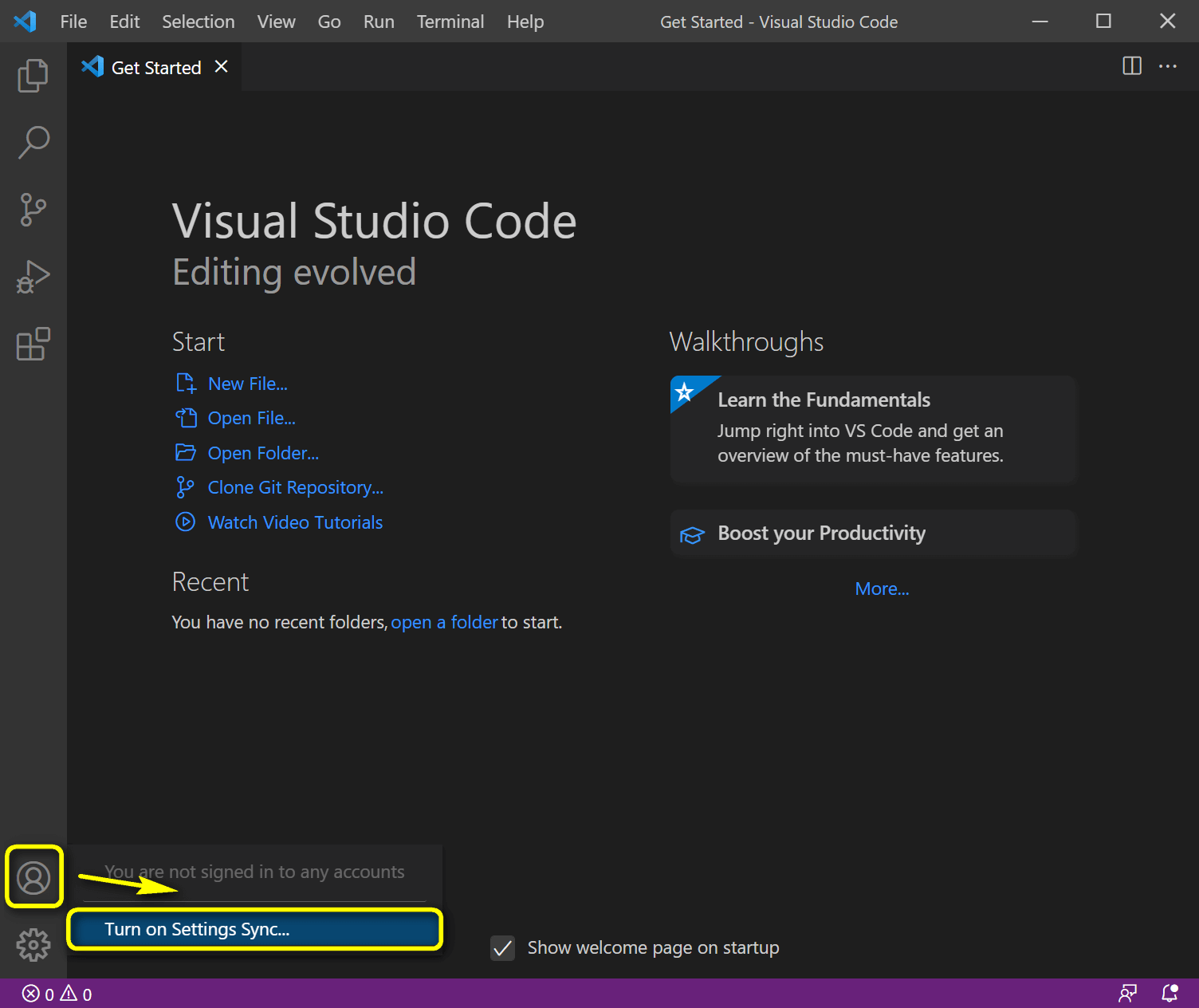 visual studio code kurulumu